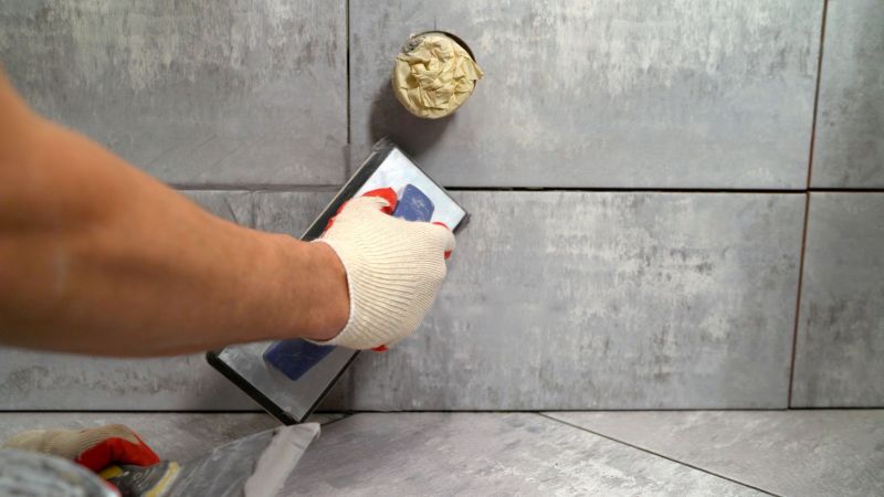 Kitchen Grout Repair